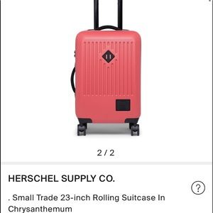 Herschel Supply Co small trade 23 inch rolling suitcase chrysanthemum